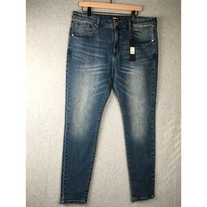 NOVA MEN Roman Skinny Jeans Size 36 Medium Wash Denim NWT